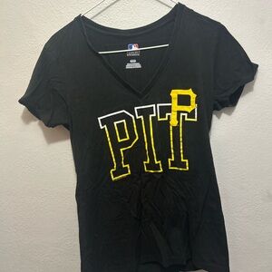 MLB Official Women’s Black Pittsburgh Pirates T-Shirt